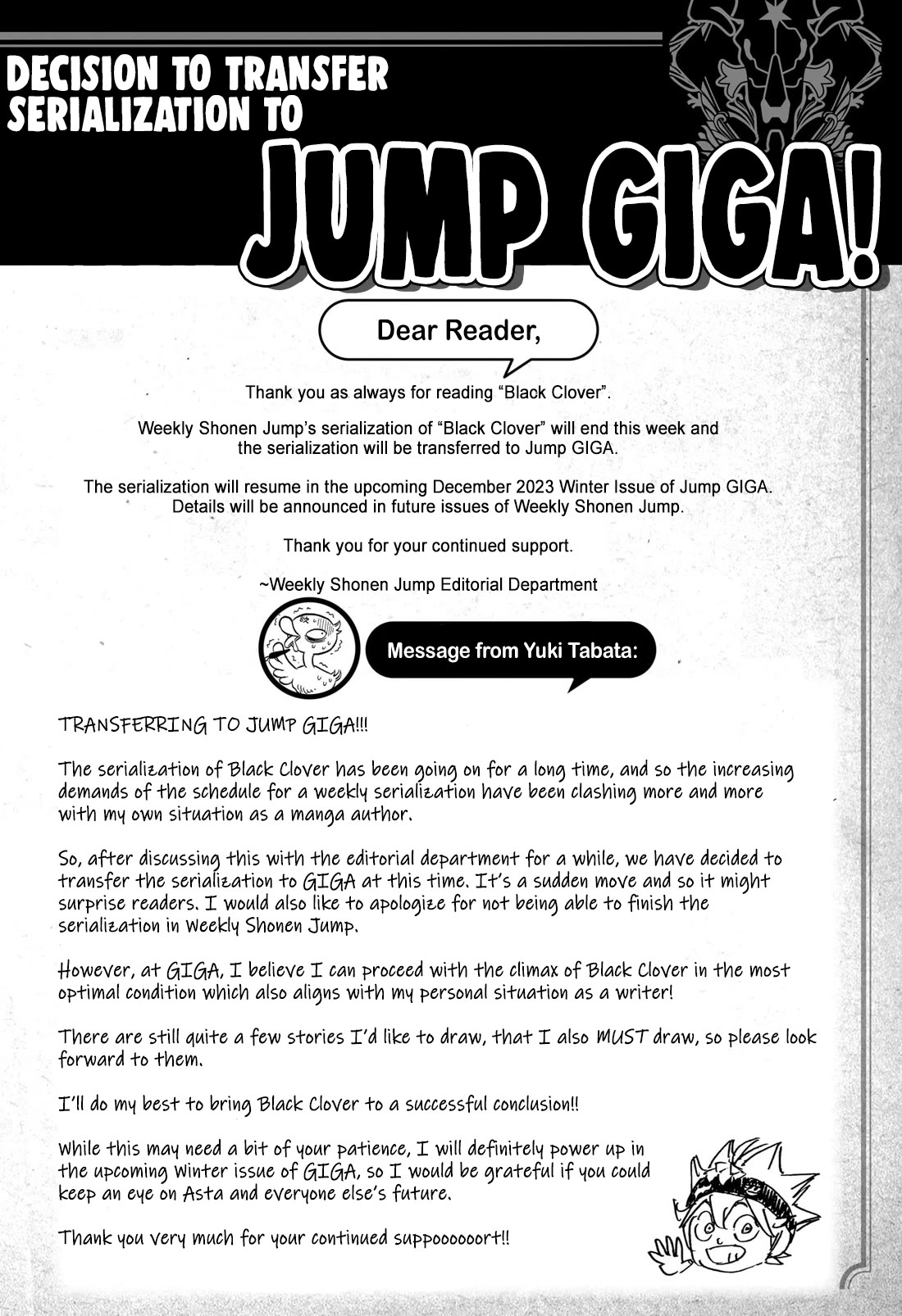 Read BLACK CLOVER EN Manga Online