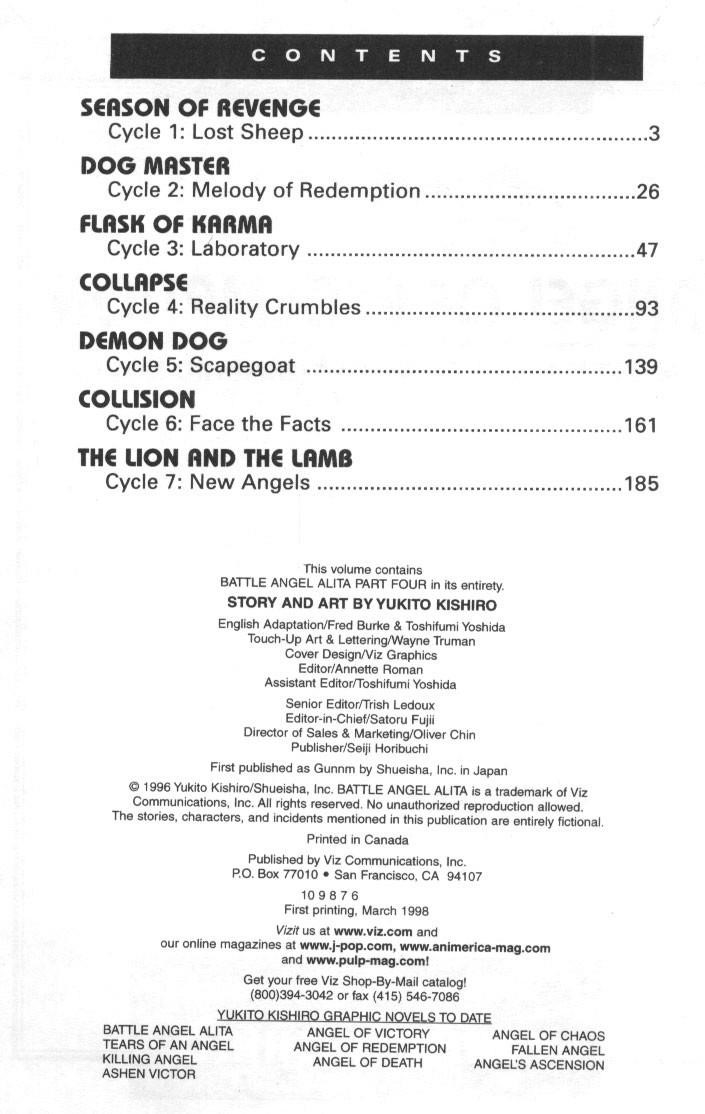 Read Battle Angel Alita EN Manga Online