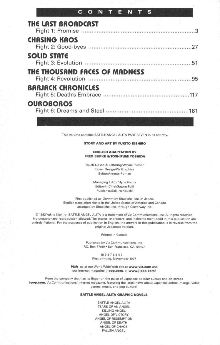 Read Battle Angel Alita EN Manga Online