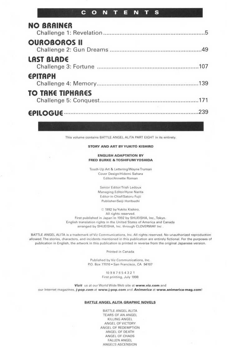 Read Battle Angel Alita EN Manga Online