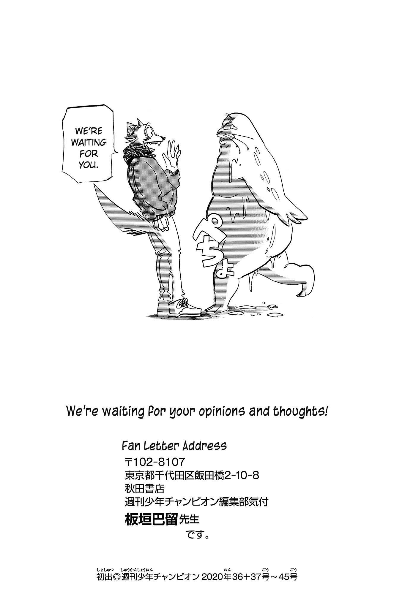 Read Beastars EN Manga Online