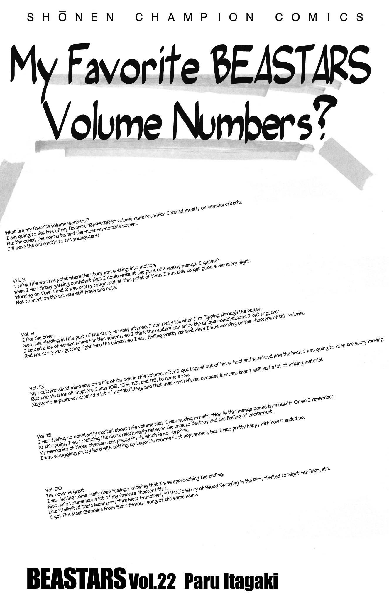 Read Beastars EN Manga Online