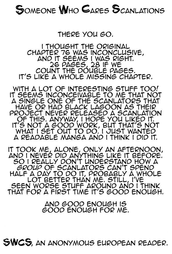 Read Black lagoon EN Manga Online