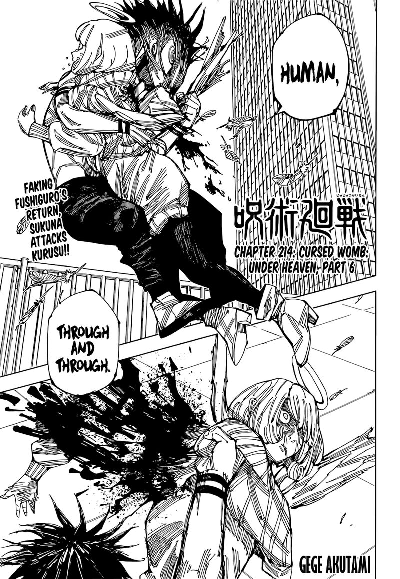 Read JUJUTSU KAISEN EN Manga Online