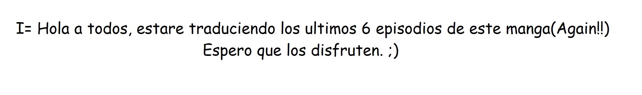 Read Again!! ES Manga Online