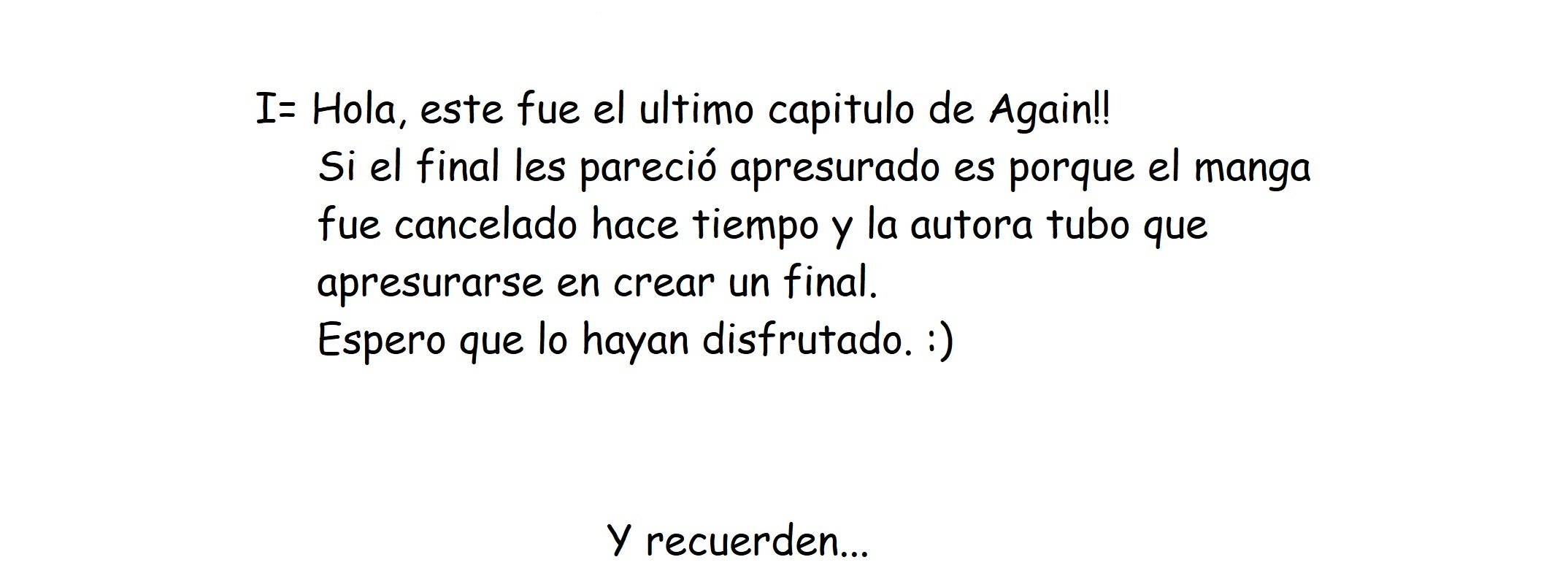 Read Again!! ES Manga Online