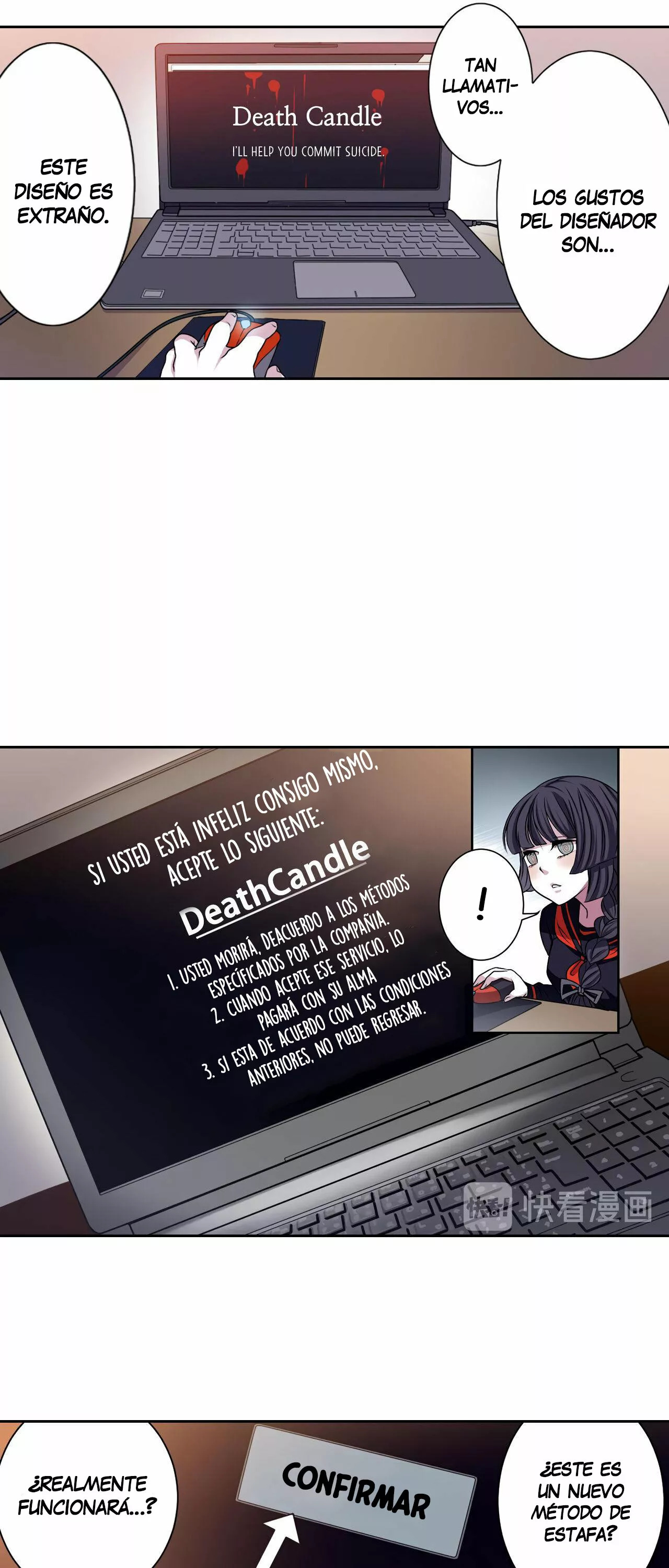 Read Death Candle ES Manga Online