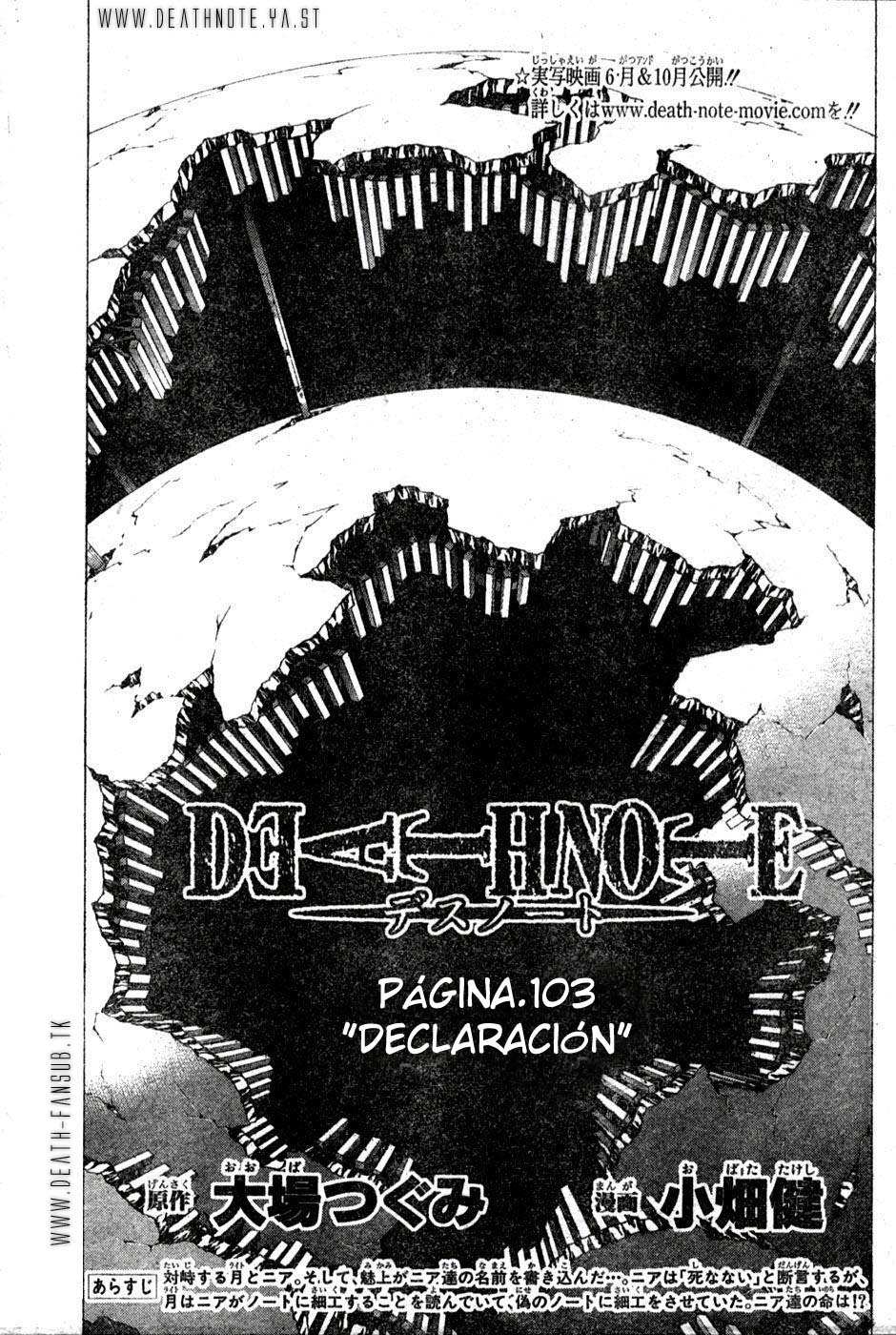 Read Death Note ES Manga Online