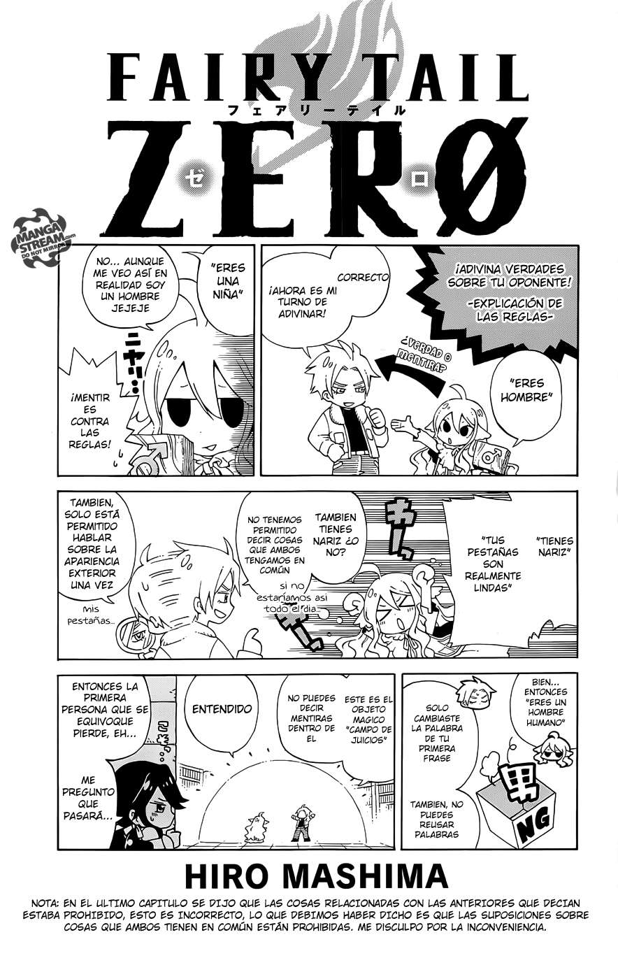 Read Fairy Tail Zero ES Manga Online