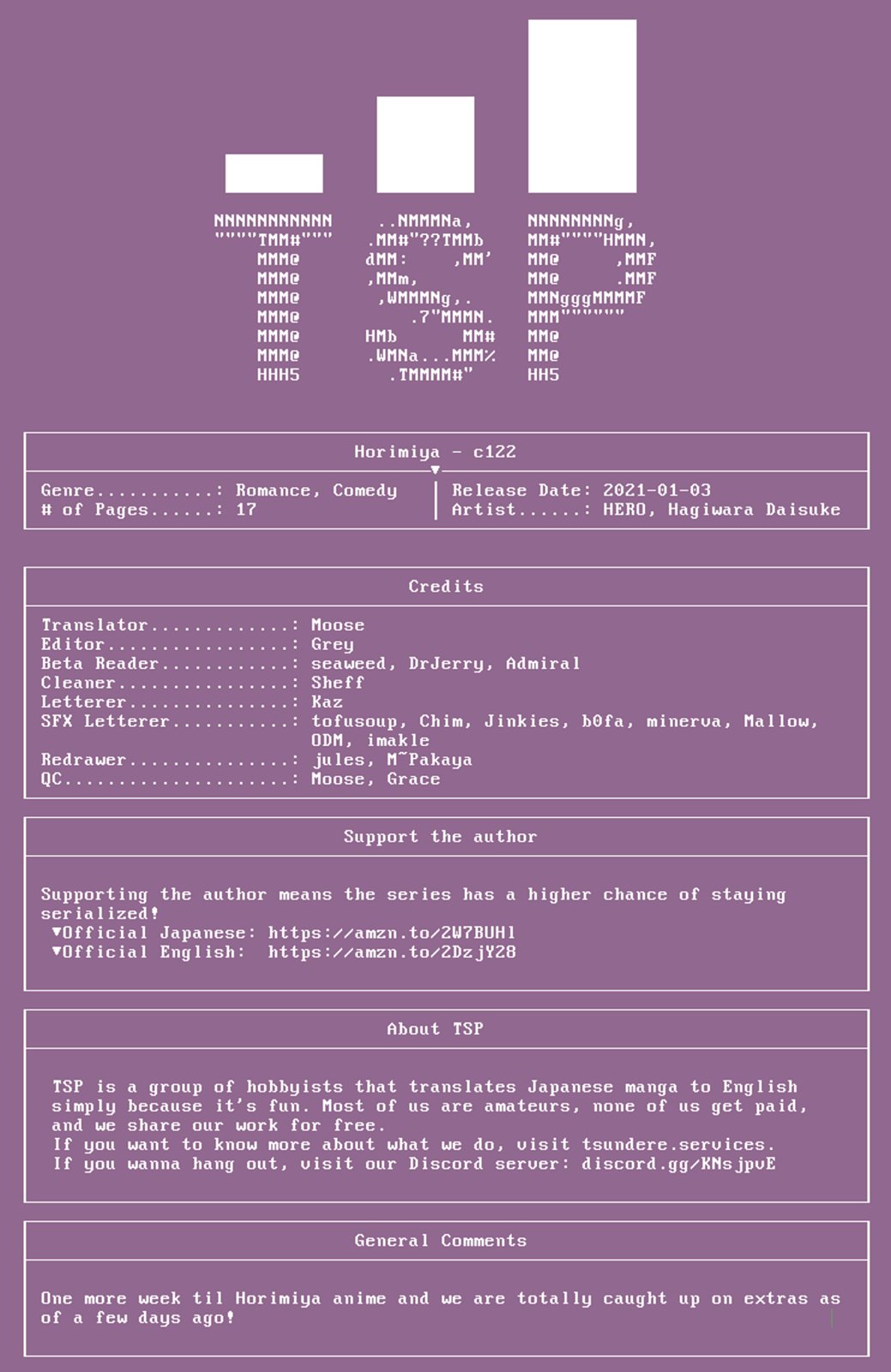 Read Horimiya ES Manga Online