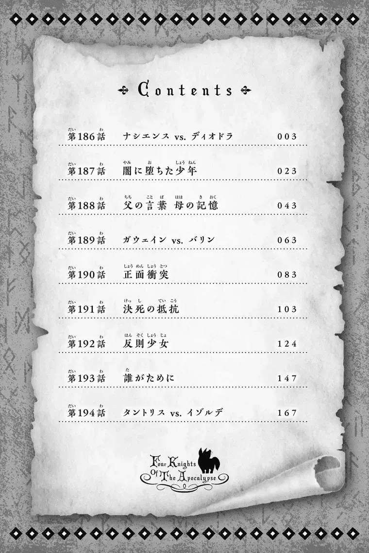 Read Mokushiroku no Yonkishi ES Manga Online