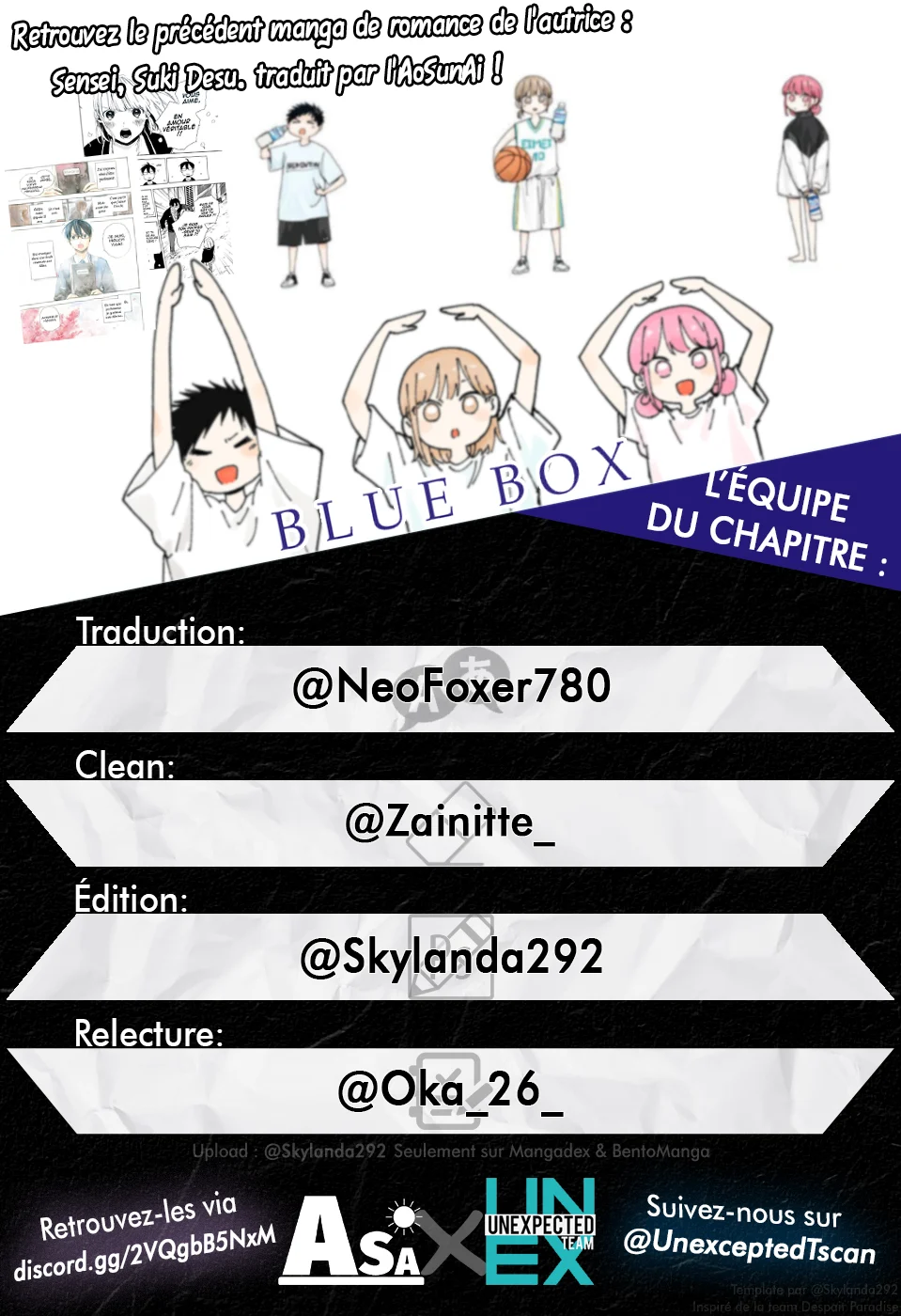 Read Blue Box FR Manga Online