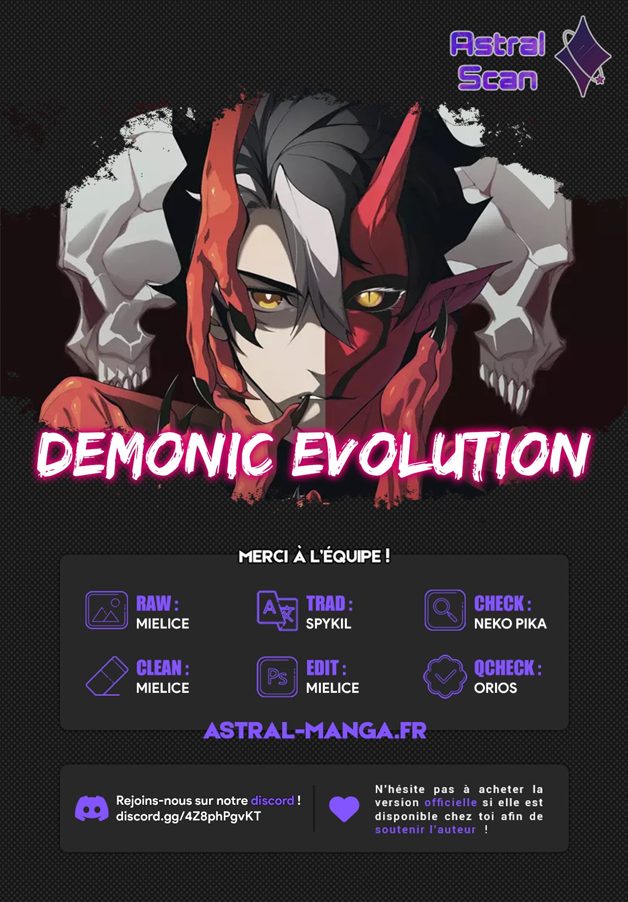 Read Demon Evolution FR Manga Online