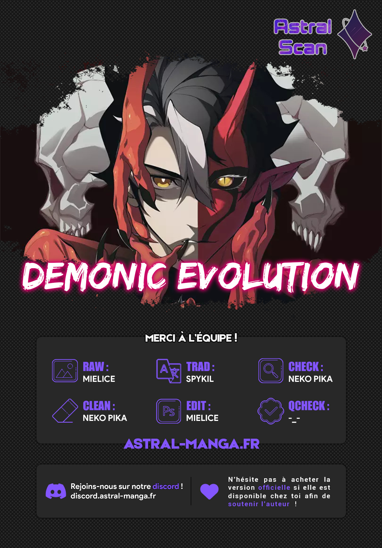 Read Demon Evolution FR Manga Online