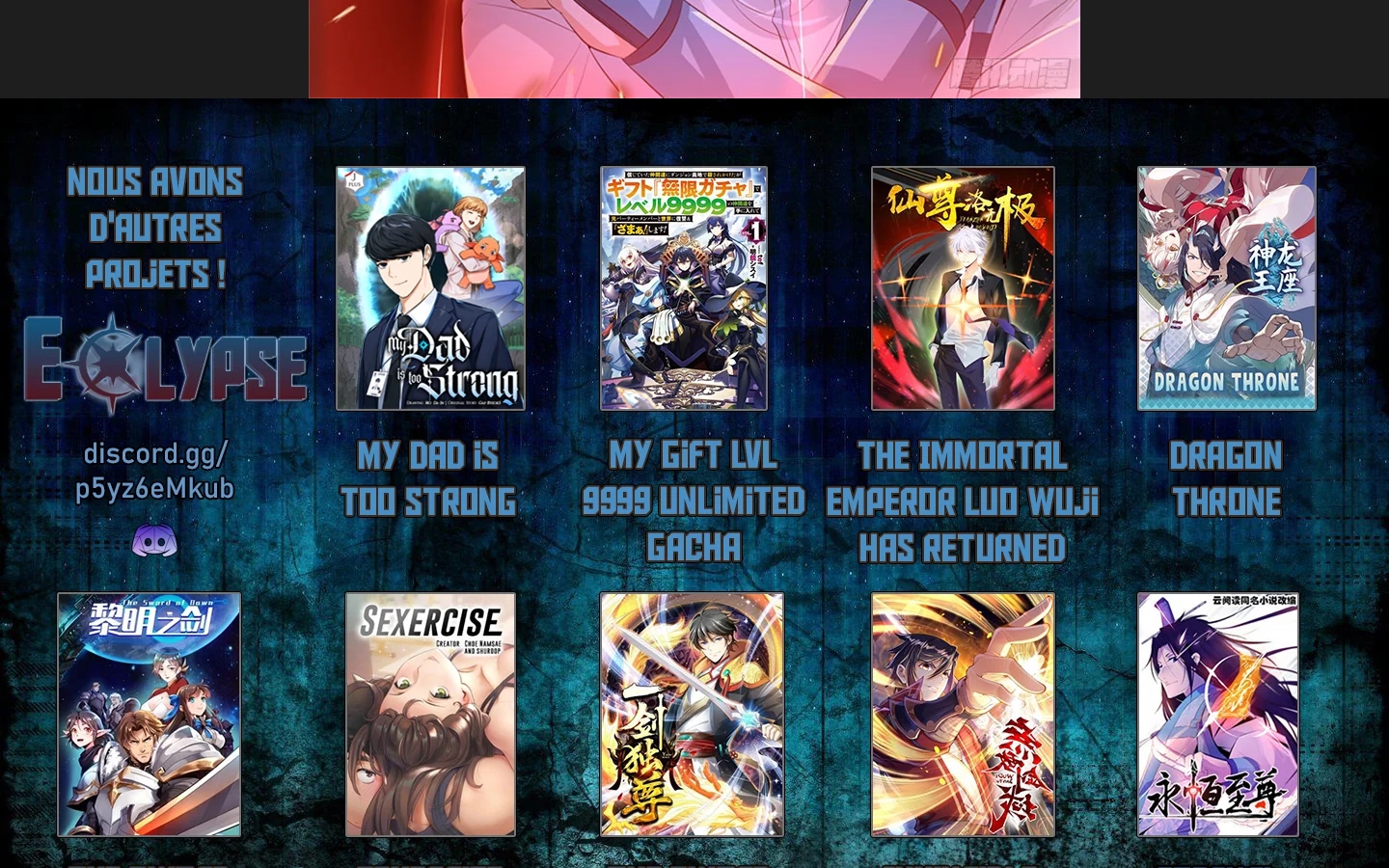 Read Eternal Reverence FR Manga Online