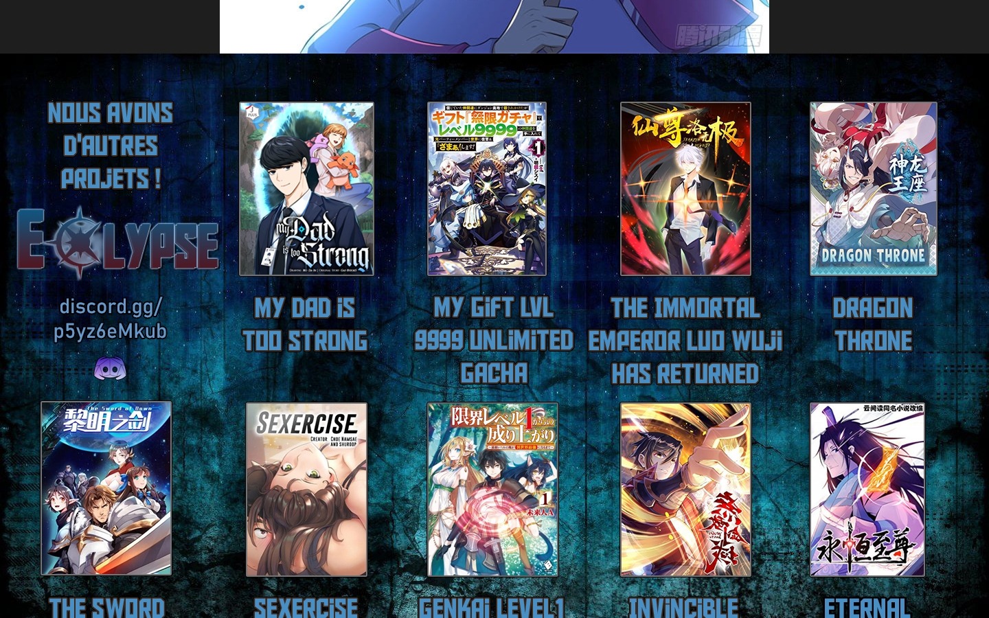 Read Eternal Reverence FR Manga Online