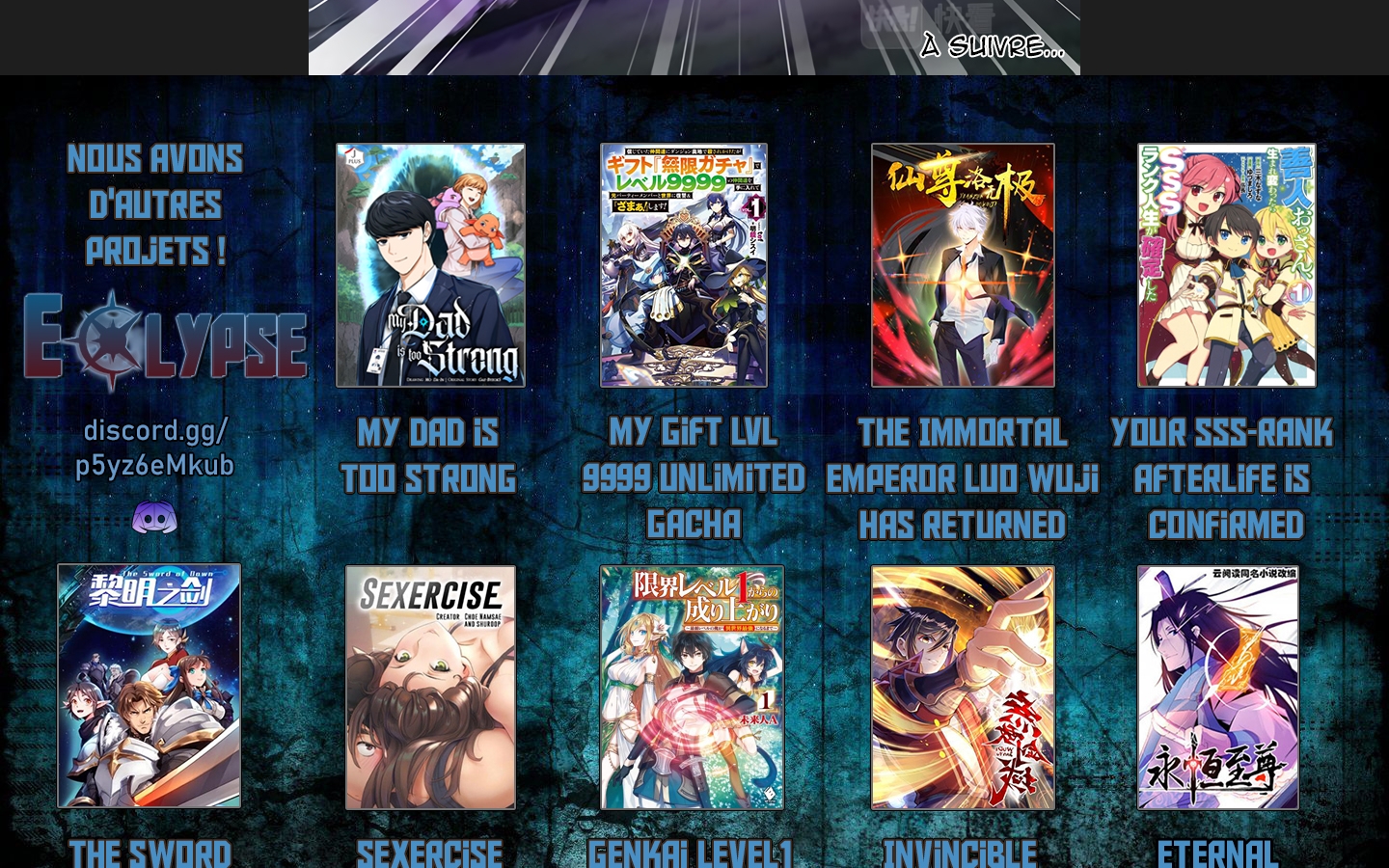 Read Eternal Reverence FR Manga Online