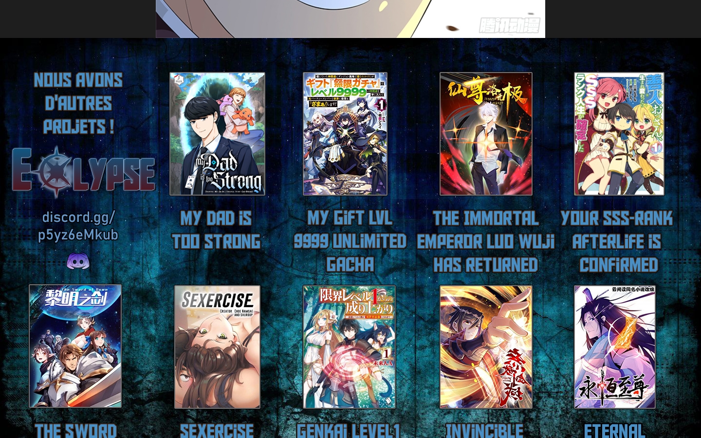 Read Eternal Reverence FR Manga Online