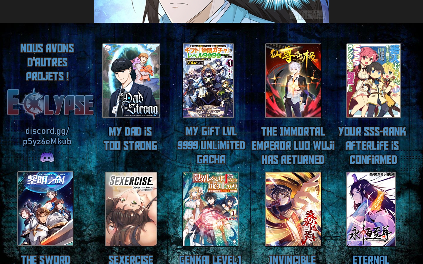 Read Eternal Reverence FR Manga Online