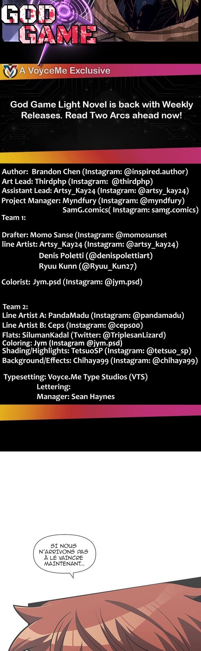 Read God Game FR Manga Online