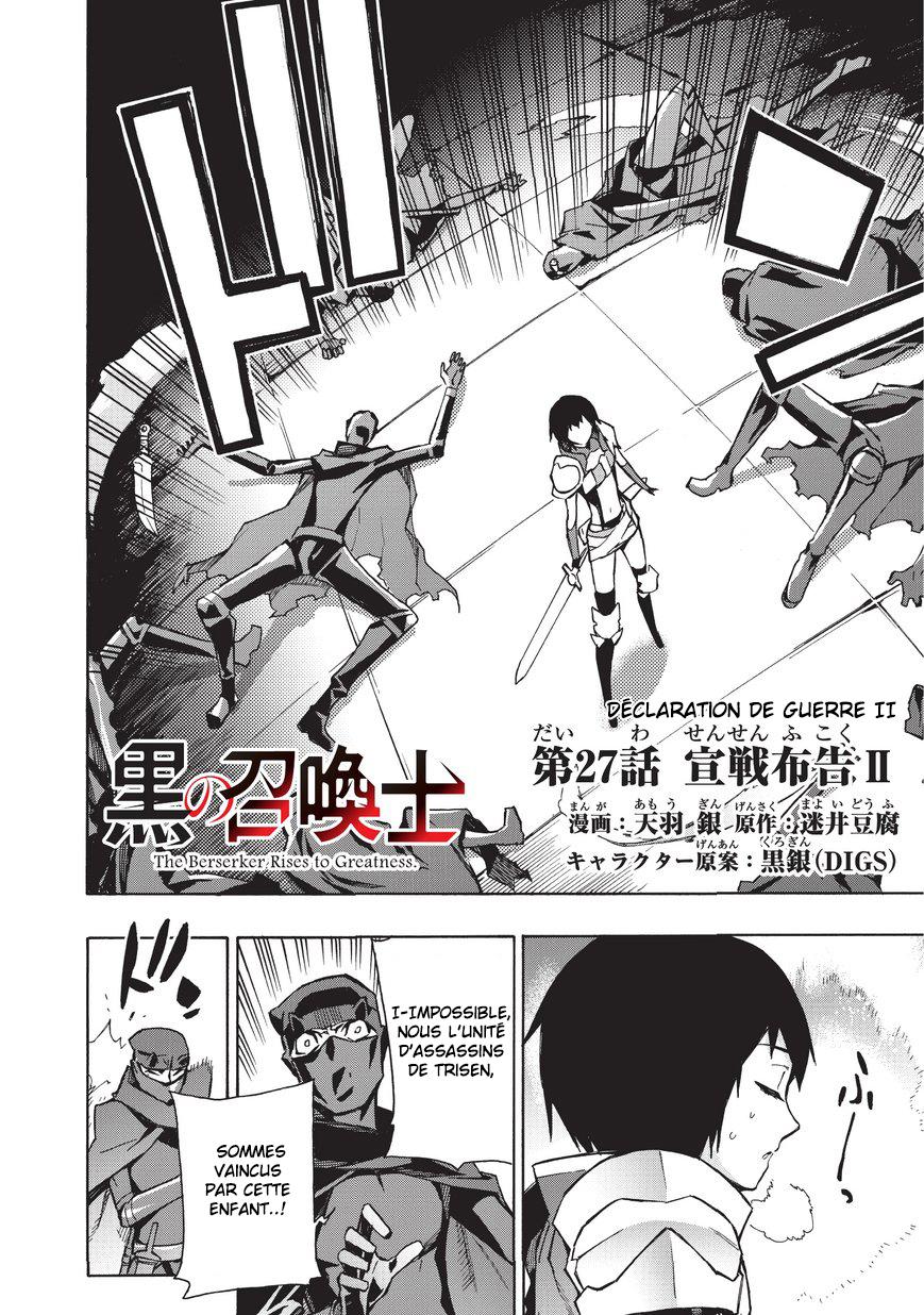 Read Kuro no Shoukanshi FR Manga Online