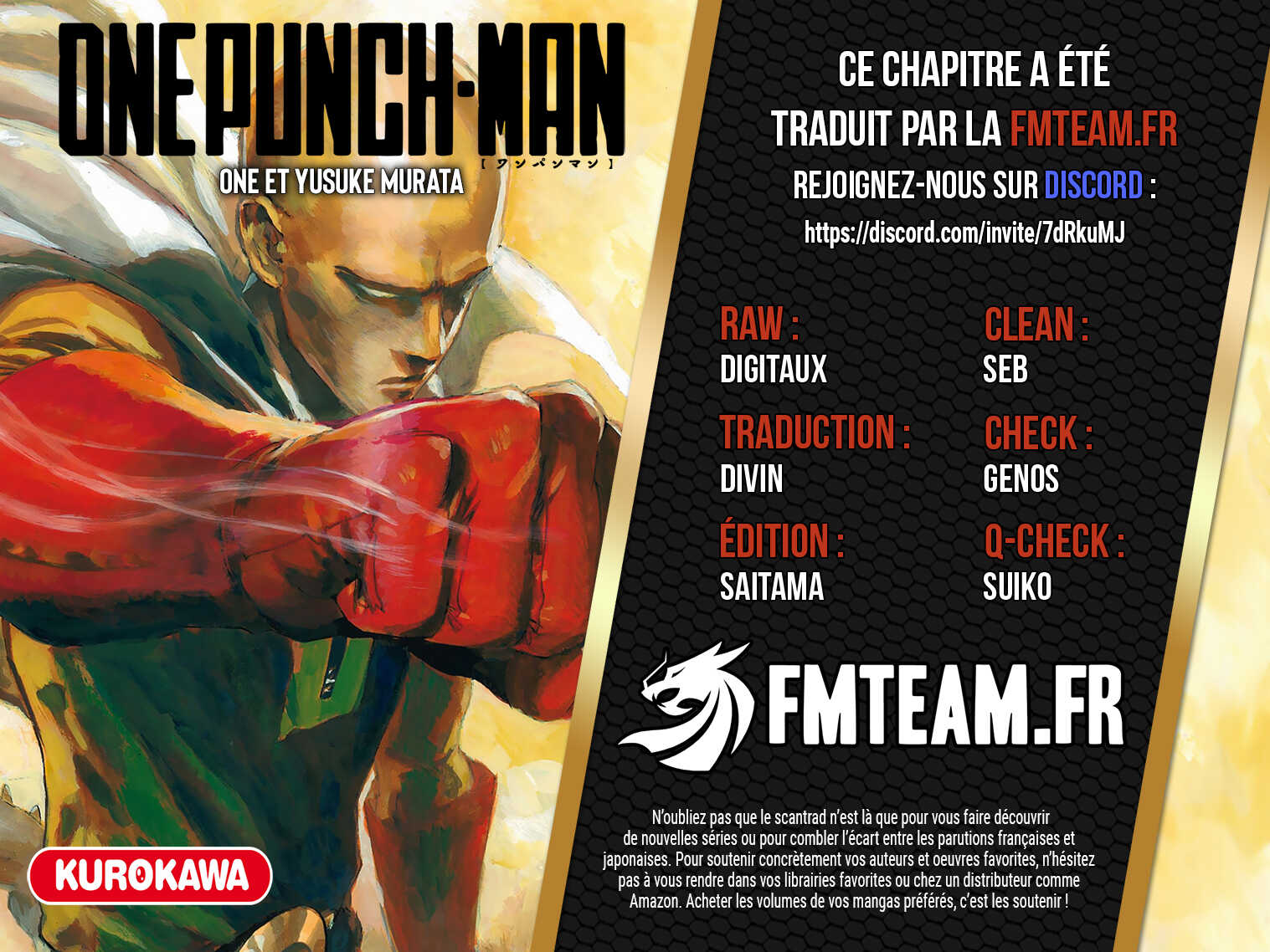 Read One Punch Man FR Manga Online